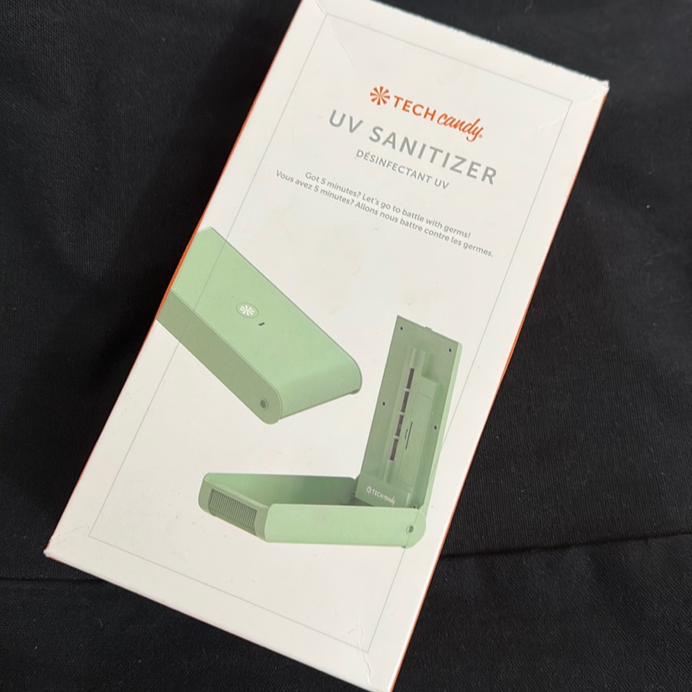 Tech Candy UV Light Phone Sanitizer Box, Mint Green, Sanitize Smartphone